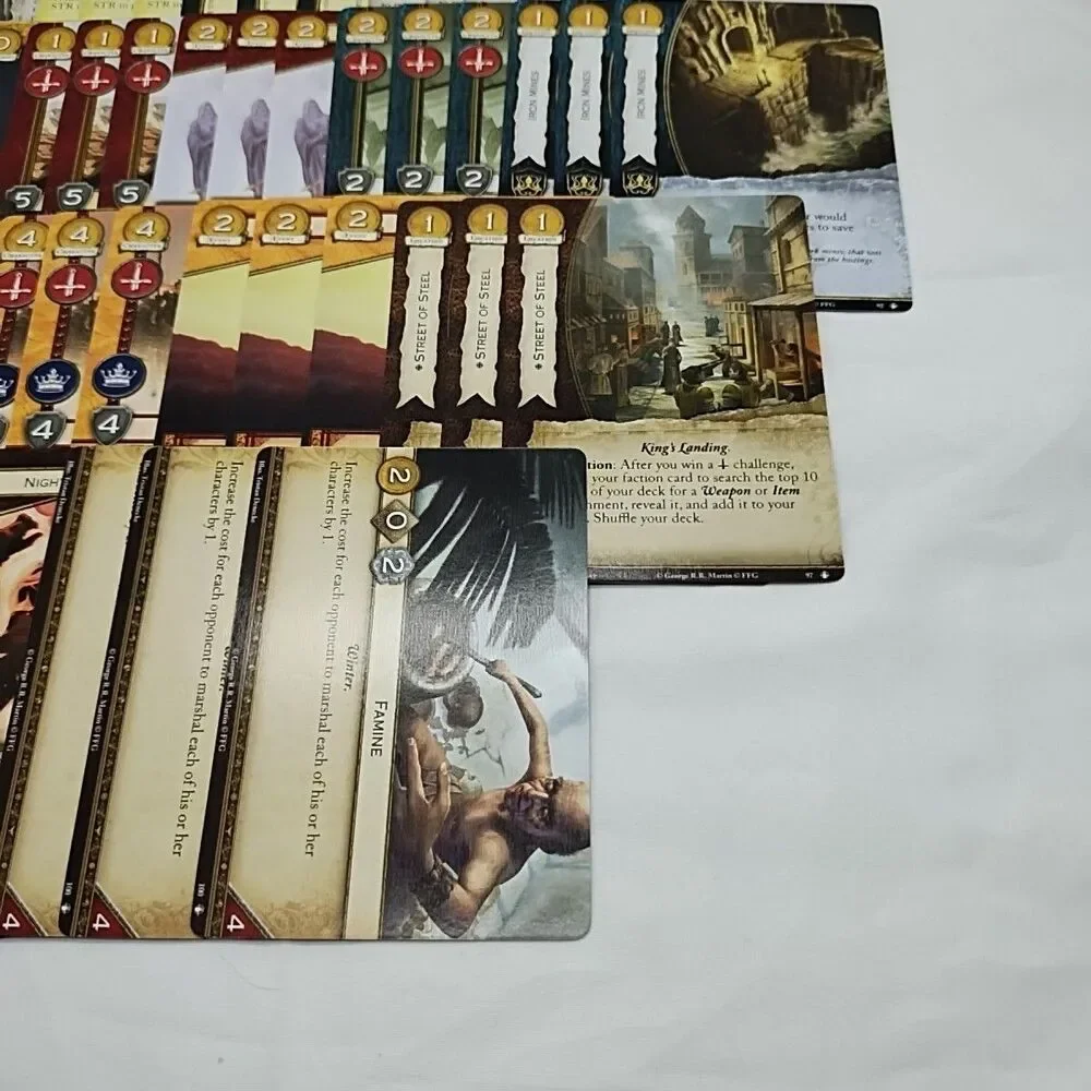 *No Box*Calm Over Westeros Game Of Thrones LCG Expansion Westeros Cycle Pack 5
